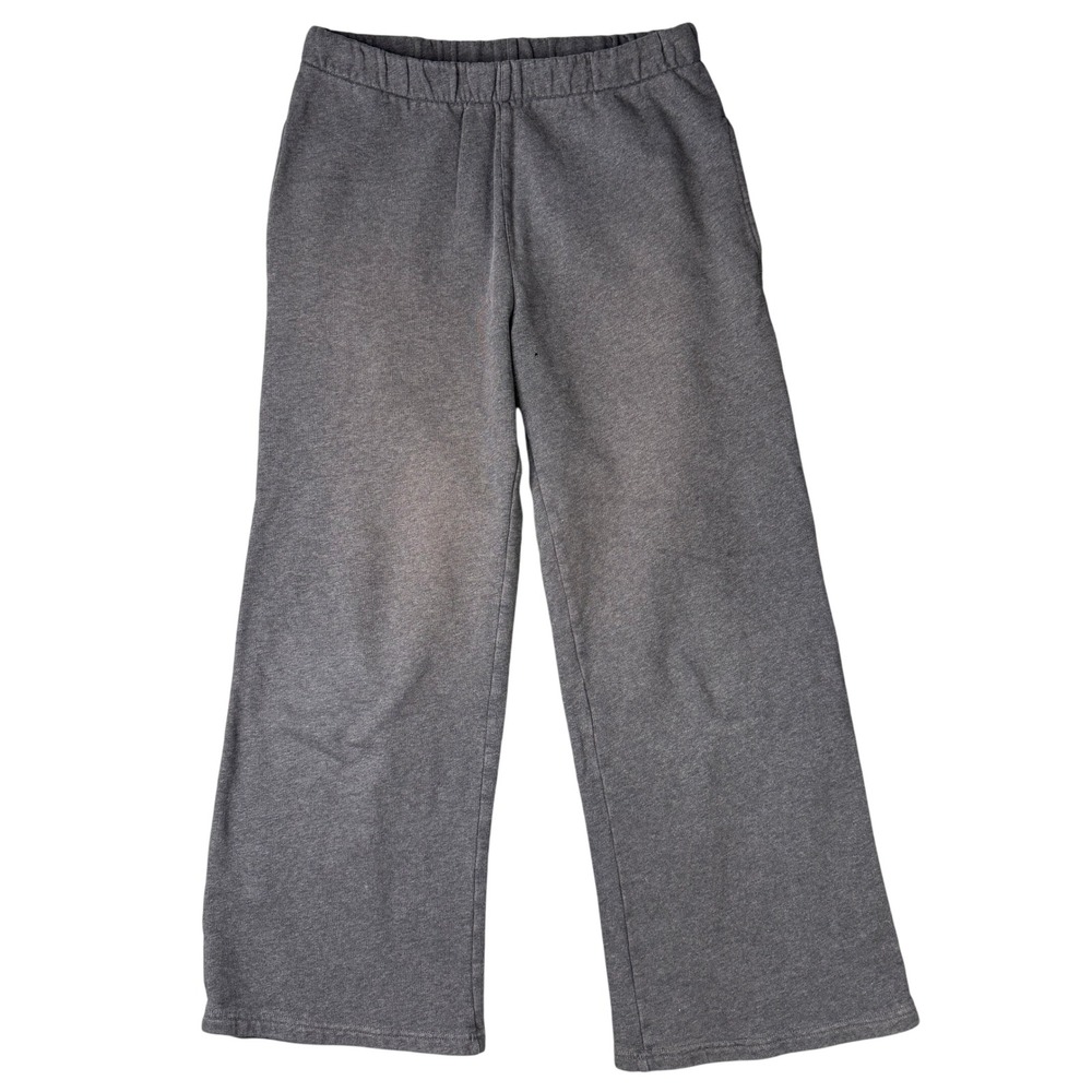 Brandy Melville Priscilla Pants Dark Grey Wide Leg High Rise Sweatpants Flare